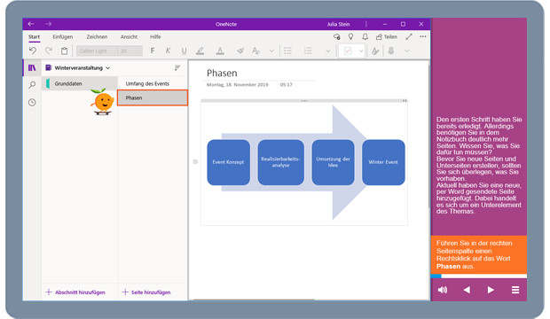 Preview image for training Notizen digital mit Microsoft OneNote für Windows 10
