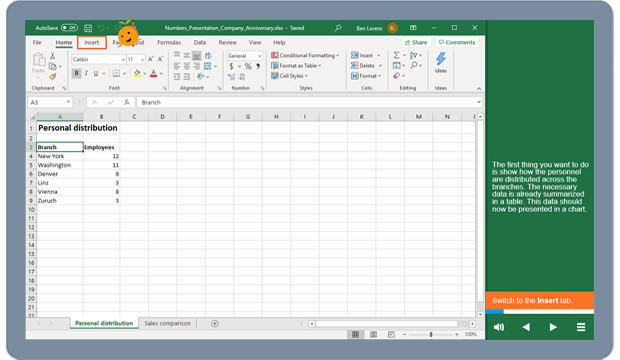 Preview image for training Microsoft Excel 365