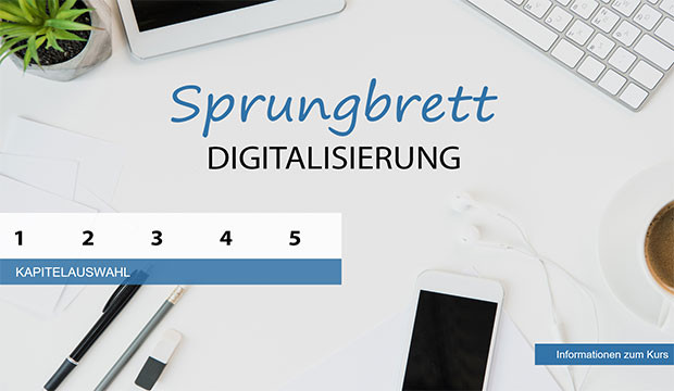 Preview image for training Sprungbrett Digitalisierung - Online-Seminar
