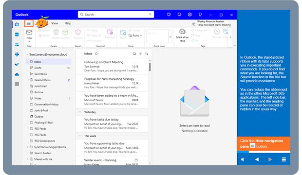 Vorschaubild für das Training New Microsoft Outlook 365