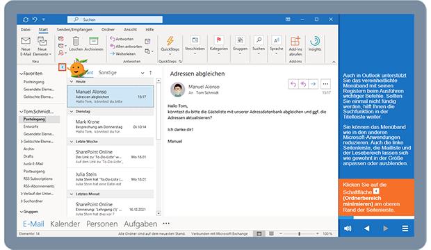 Preview image for training Microsoft Outlook 2021